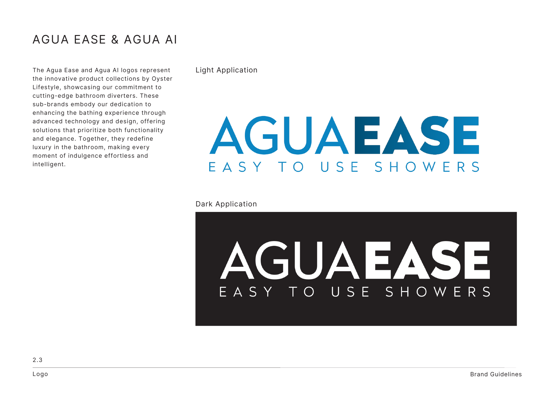 Agua Ease sub-brand