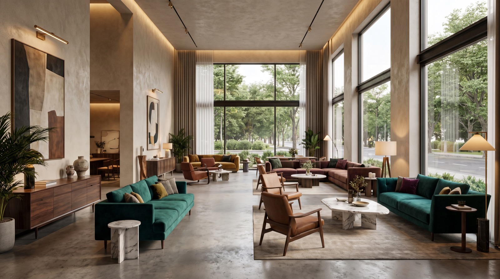 Luxury furniture showroom on MG Road, New Delhi