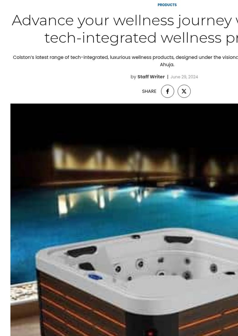 Colston Concepts — Featured in HELLO! India Magazine